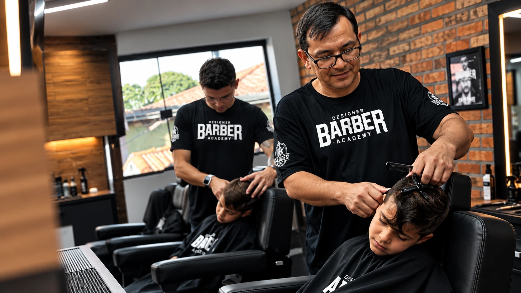 Mãos de aluno praticando movimentos e fundamentos em modelo real